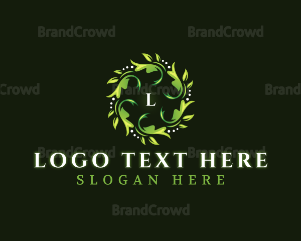 Natural Leaf Herb Logo