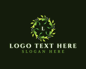 Gardening - Natural Leaf Herb logo design