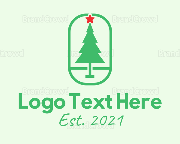 Christmas Tree Xmas Logo