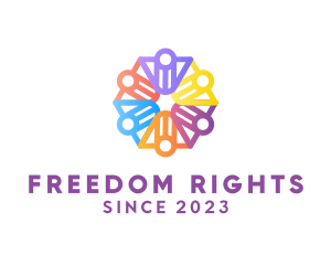 Human Rights Community  logo design