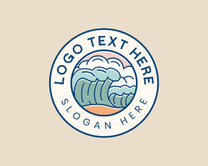 Vacation - Wave Beach Resort logo design