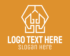 Simple - Barn House Apartment logo design