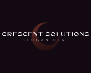 Islamic Crescent Moon logo design