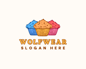 Dessert - Cup Cake Sweet Dessert logo design