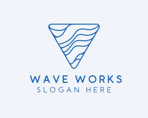 Wave Technology Business logo design