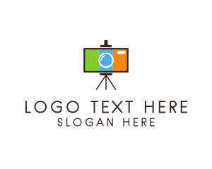 Shutter - Tripod Camera Photography logo design