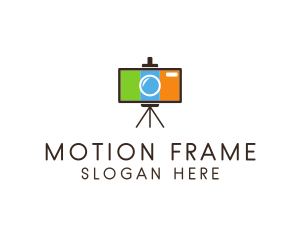 Tripod Camera Photography logo design