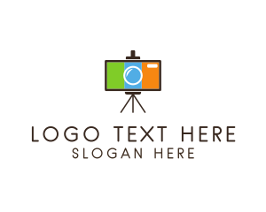 Photography - Tripod Camera Photography logo design