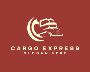 Logistics Truck Haulage logo design