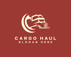 Logistics Truck Haulage logo design