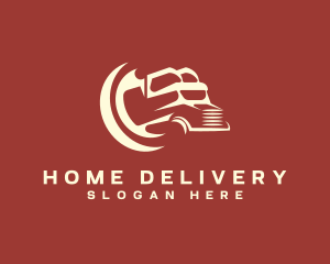 Logistics Truck Haulage logo design