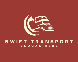 Transporation - Logistics Truck Haulage logo design