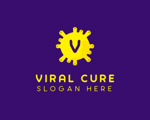 Disease - Viral Coronavirus Bacteria logo design