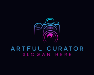 Camera Photographer Lens logo design