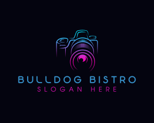 Camera Photographer Lens logo design