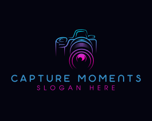 Camera Photographer Lens logo design