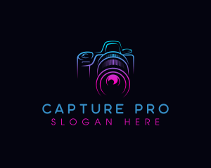 Dslr - Camera Photographer Lens logo design