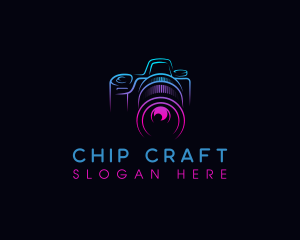 Camera Photographer Lens logo design