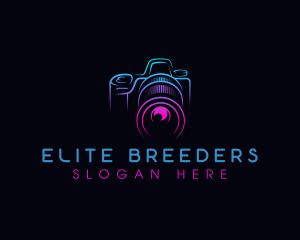 Camera Photographer Lens logo design