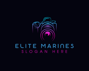 Camera Photographer Lens logo design