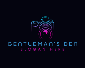 Camera Photographer Lens logo design