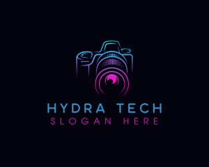 Camera Photographer Lens logo design