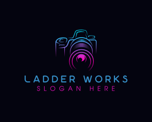 Camera Photographer Lens logo design