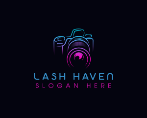 Camera Photographer Lens logo design