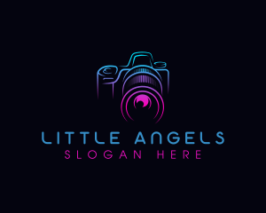 Camera Photographer Lens logo design