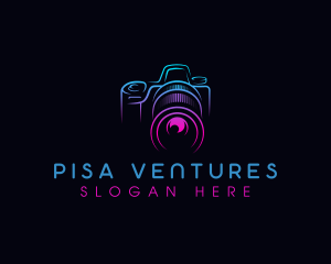 Camera Photographer Lens logo design