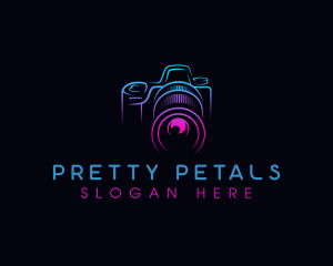 Camera Photographer Lens logo design