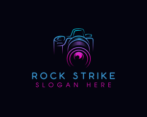 Camera Photographer Lens logo design