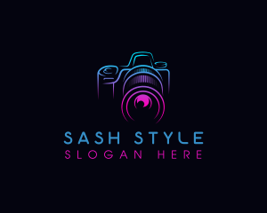 Camera Photographer Lens logo design