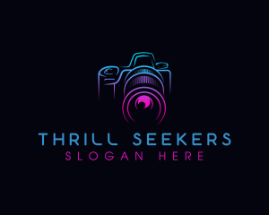 Camera Photographer Lens logo design