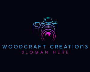 Camera Photographer Lens logo design