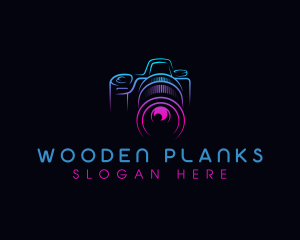 Camera Photographer Lens logo design