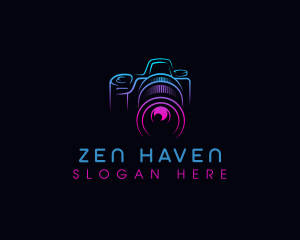 Camera Photographer Lens logo design