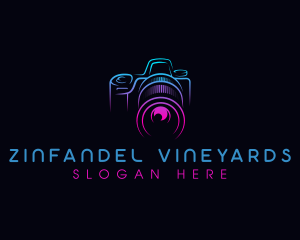 Camera Photographer Lens logo design