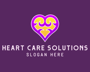 Erotic Thorn Heart logo design