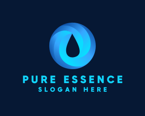 Essence - Round Water Droplet logo design