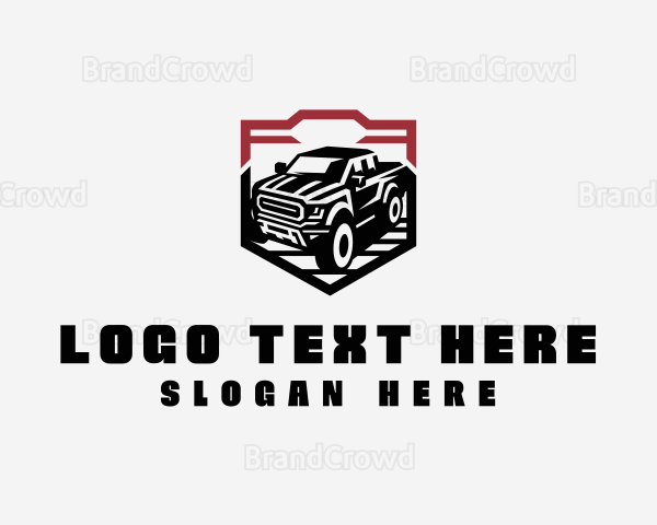 Farm Truck Vehicle Logo