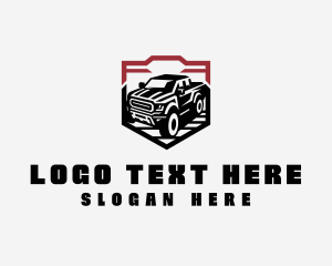 Freight - Farm Truck Vehicle logo design