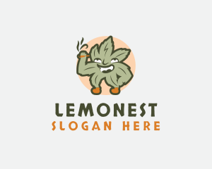 Vape - Leaf Marijuana Smoker logo design