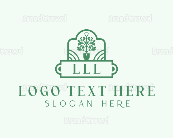 Shovel Plant Landscaping Logo