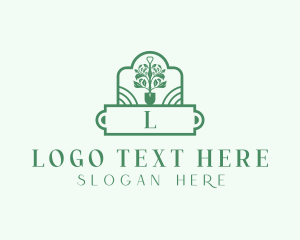 Shovel Plant Landscaping Logo