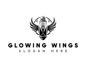 Butler Barbershop Wings logo design