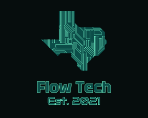 Texas Circuit Tech logo design