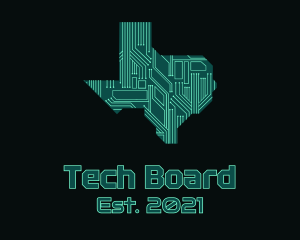 Texas Circuit Tech logo design