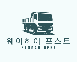 Mining Transport Truck  logo design