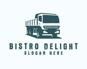 Mining Transport Truck  logo design